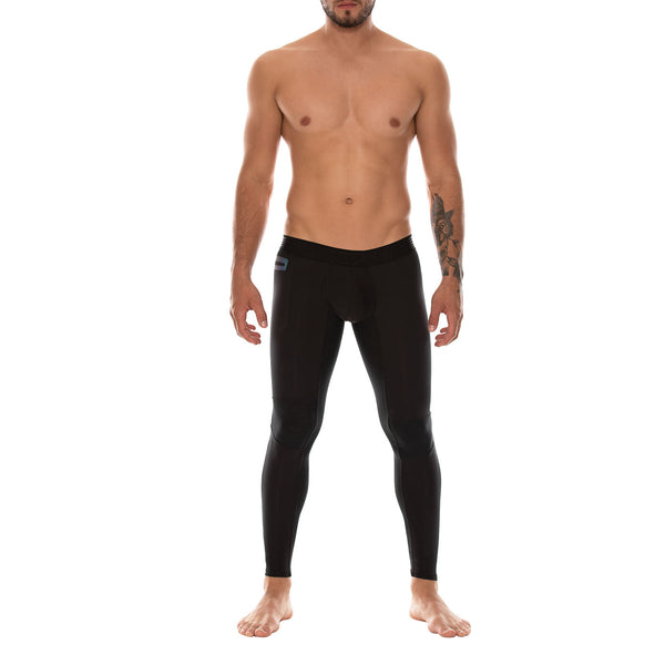 BOXER LONG JOHN RUNNER BLACK NEGRO