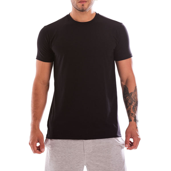 GOAL BOSS BLACK ROUND NECK T-SHIRT