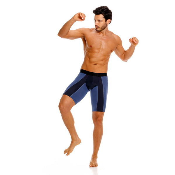 Libode Boxer Men's Long Leg Boxer Briefs: Extra Coverage | Mundo Único USA