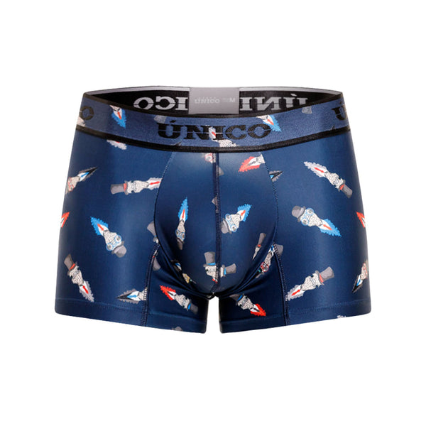 BOXER CORTO AVESTRUZ AZUL