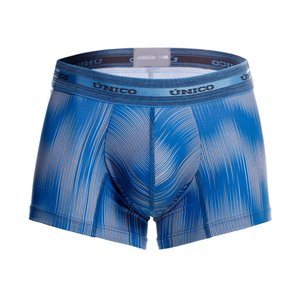 BOXER CORTO FOLIO AZUL