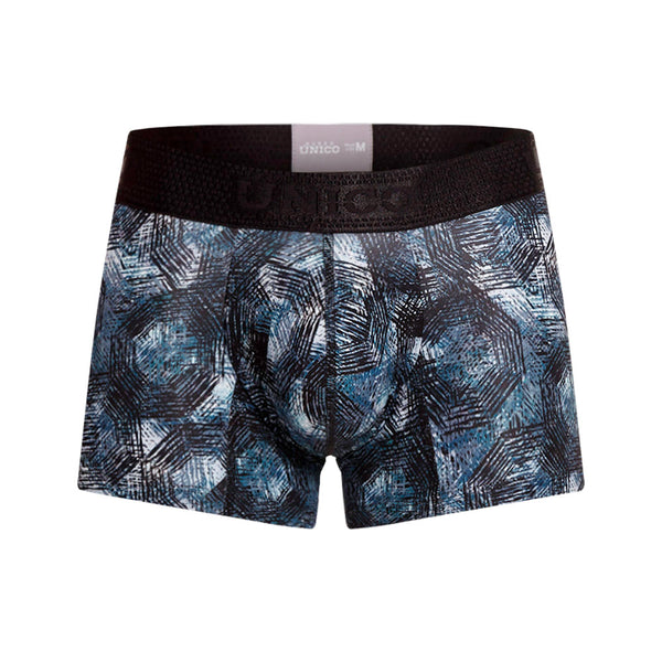 BOXER CORTO HEXAGONAL NEGRO