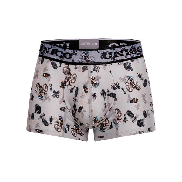 BOXER CORTO MOTOCROSS GRIS