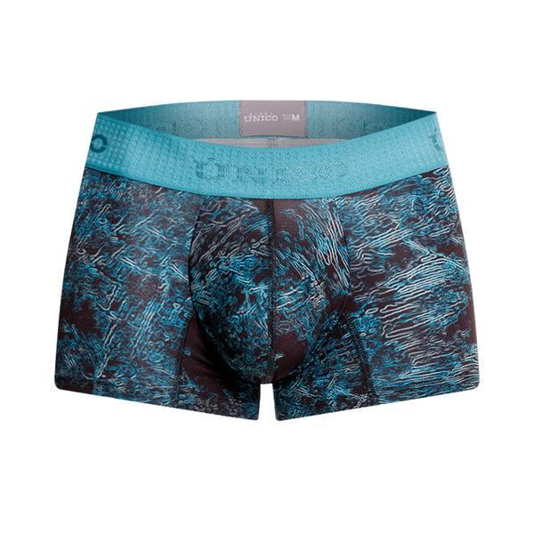BOXER CORTO OLAS AZUL