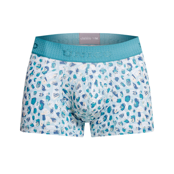 BOXER CORTO ÓVALO AZUL