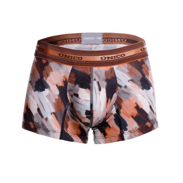 BOXER CORTO PAÑO NARANJA
