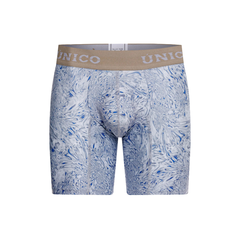 MID-CALF GRAY BOXER