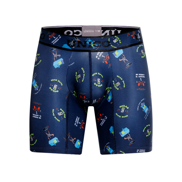 BOXER MEDIO GAME OVER AZUL