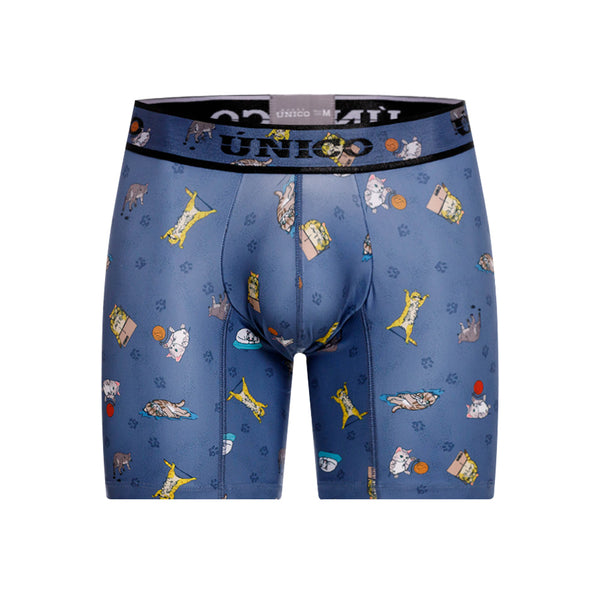 BOXER MEDIO MICHO AZUL