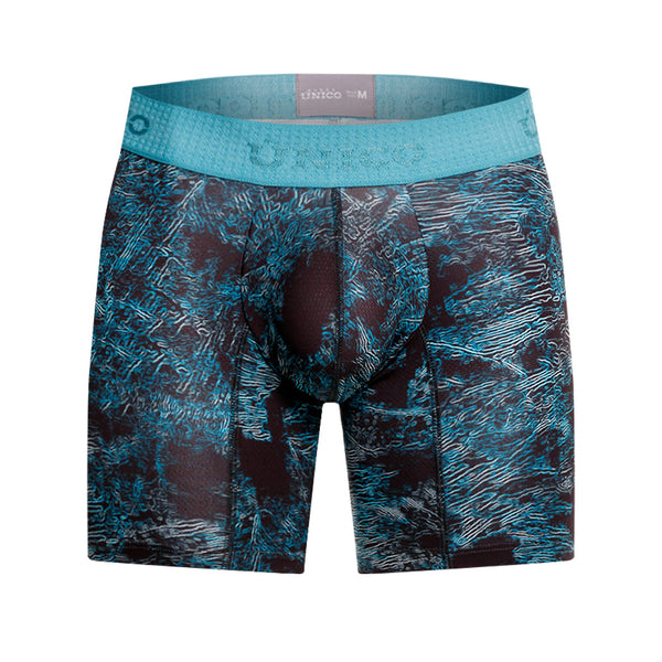 BOXER MEDIO OLAS AZUL