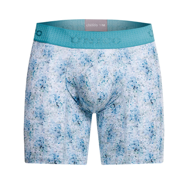 BOXER MEDIO RASILLA AZUL