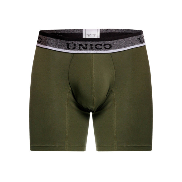 BOXER MEDIO BORDEAUX VERDE