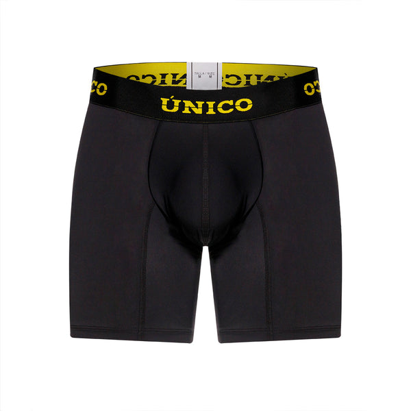 BOXER MEDIO LEIDEN NEGRO