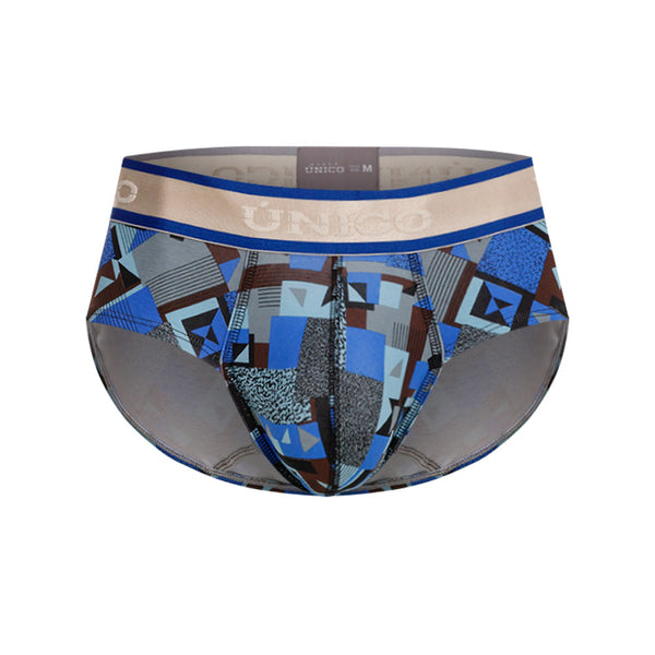 BLUE CENTRAL BRIEF BOXER