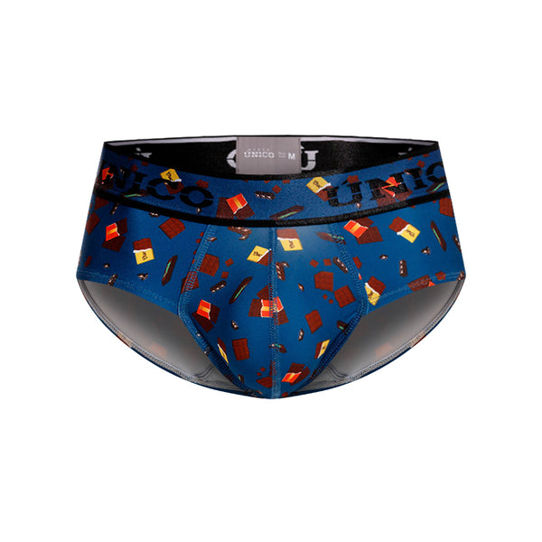 BOXER BRIEF CHOCOLATE AZUL