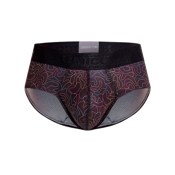 BLACK DRAPPED BRIEF