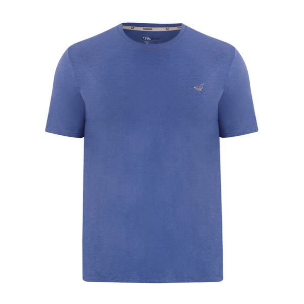 BLUE HAKE ROUND NECK T-SHIRT