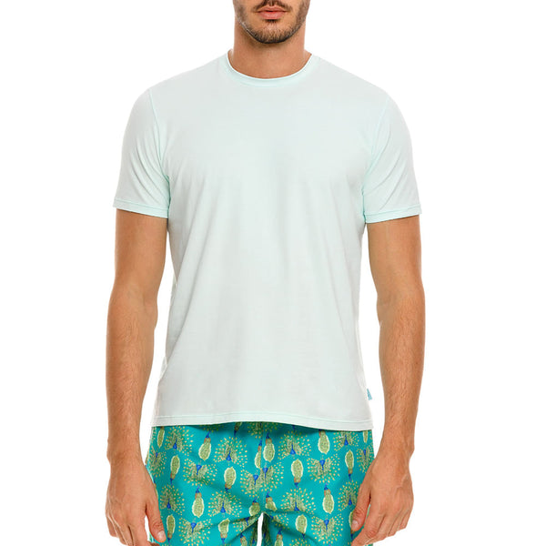 VIREO GREEN ROUND NECK T-SHIRT
