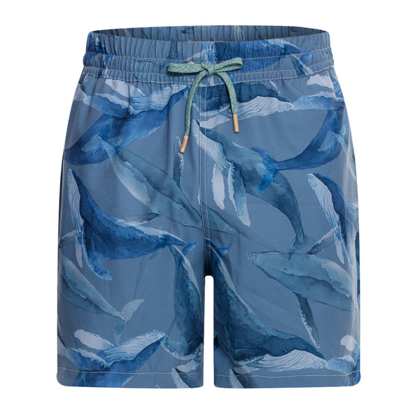 BLUE HALF WHALE SHORTS