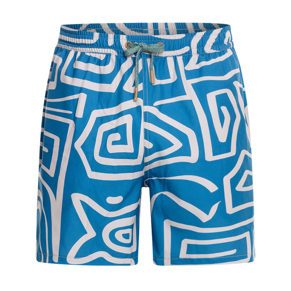 OCEAN BLUE HALF SHORTS