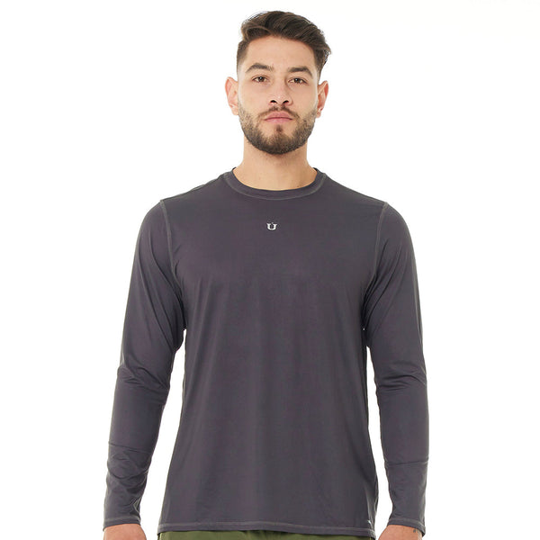 CAMISETA DEPORTIVA ML ETAPA GRIS RATÓN