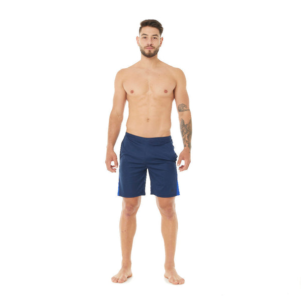 TWO-COLOR HALF INTERVAL SPORTS SHORTS