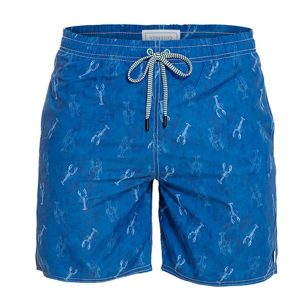 PRINTED HALF CUBAN SURF SHORTS