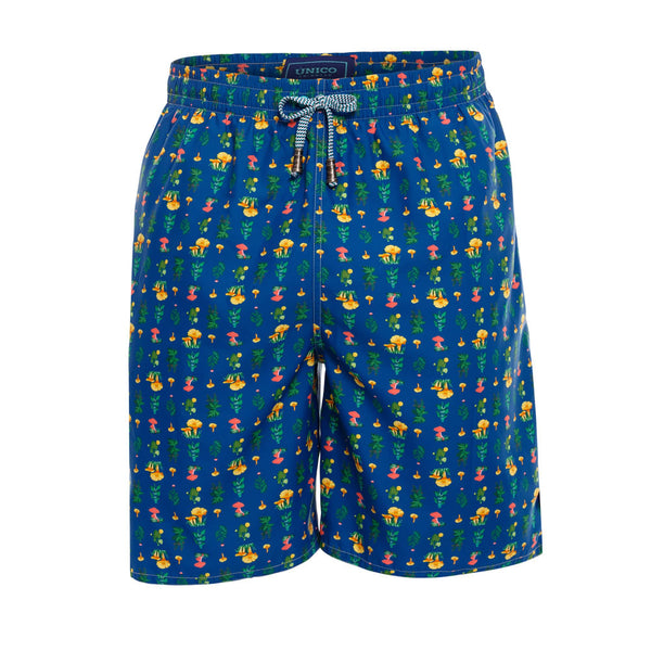 PANTALONETA SURF MEDIA MUSHROOMS AZUL