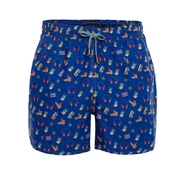 BLUE ROLLER SKATE SHORT SURF SHORTS